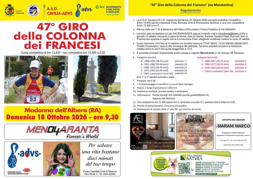 47° Giro della Colonna dei Francesi