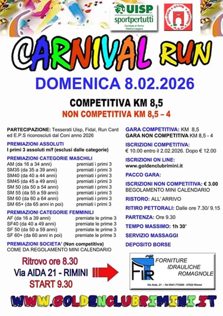 1° Carnival Run
