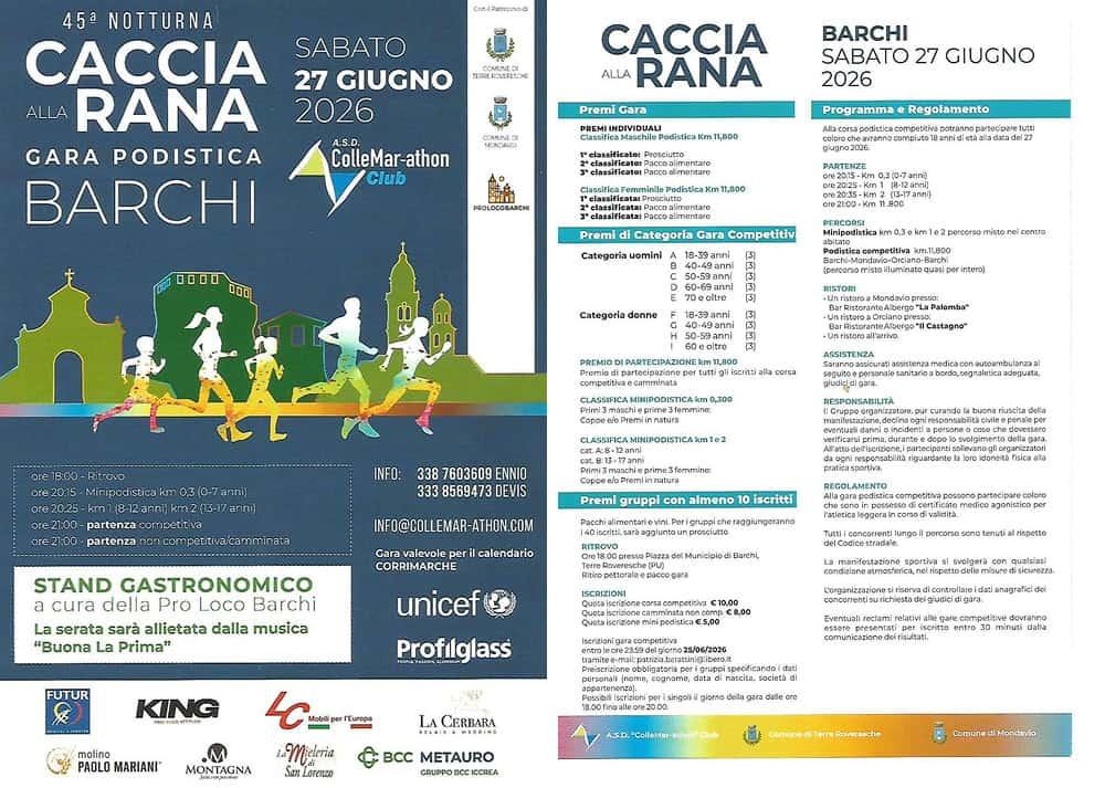 45° Notturna Caccia alla Rana