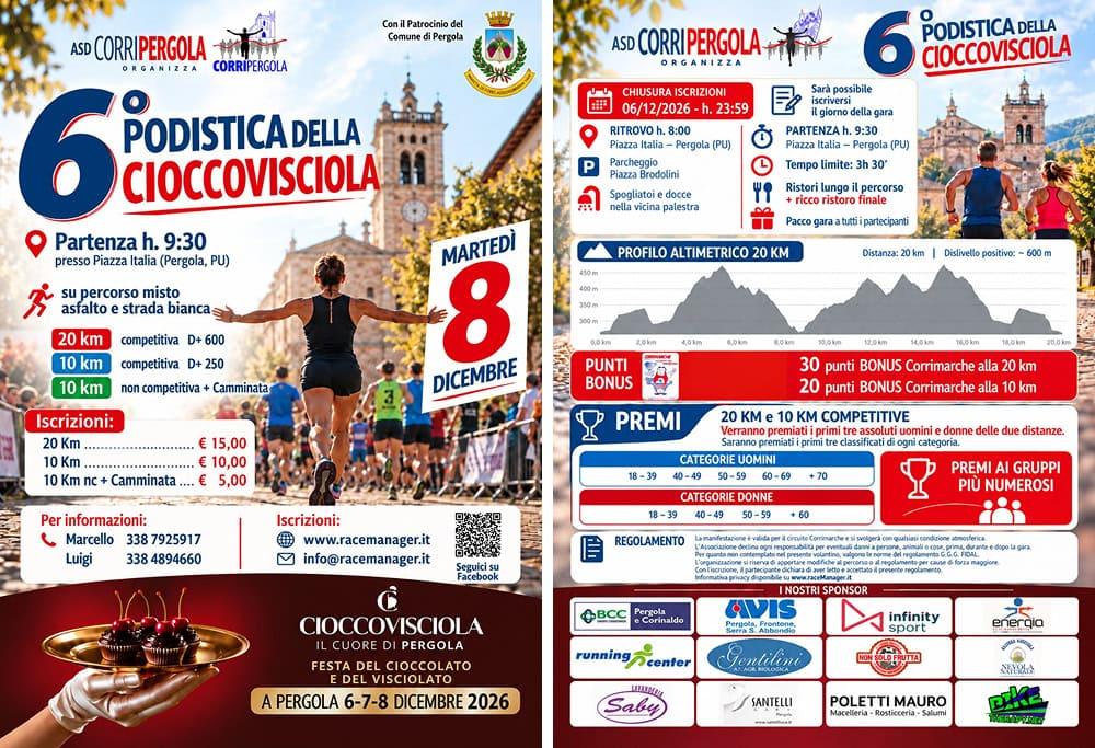 6° Podistica della Cioccovisciola - 10km